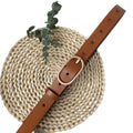 Cinturón casual de estilo vintage con hebilla de pasador