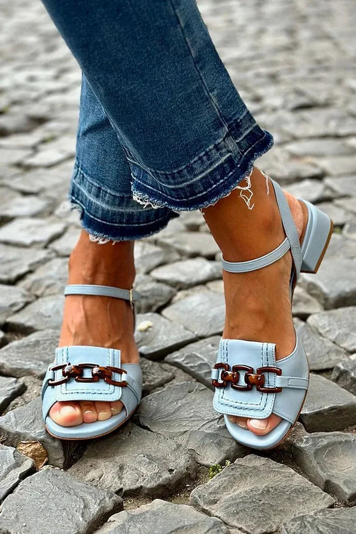 Azzurra Sandalias de Elegancia Costera