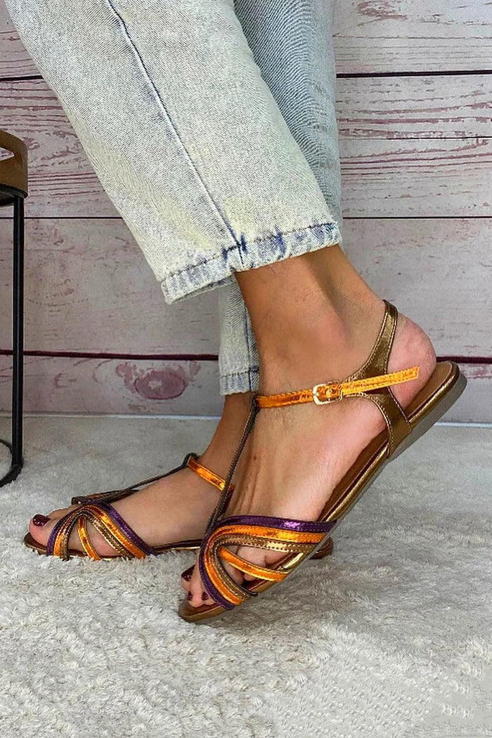 Viviana Sandalias Mediterráneas Multicolor
