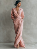 Lorena Vestido Maxi con Escote en V