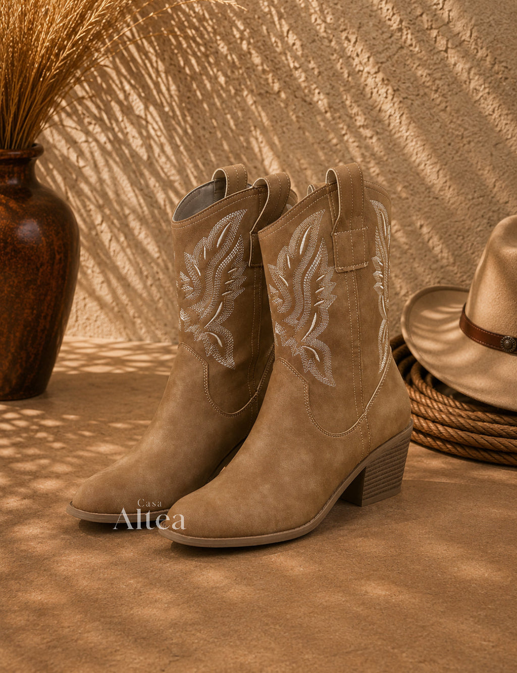 Jimena Botas Cowboy Bordadas