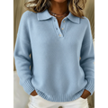 Cinta jersey de cuello polo con botones