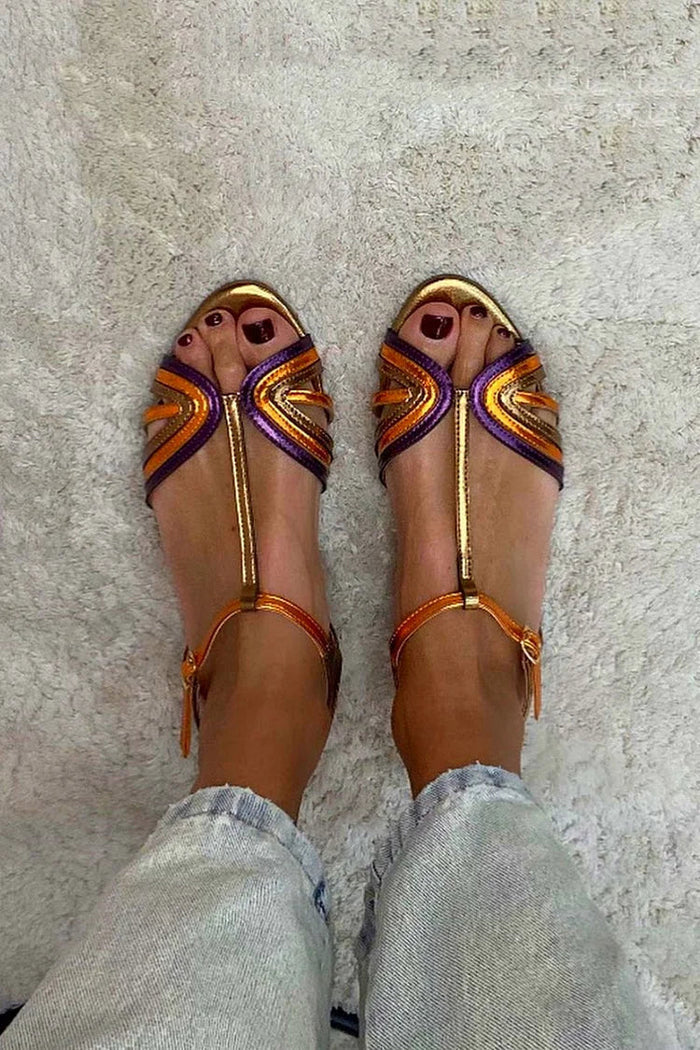 Viviana Sandalias Mediterráneas Multicolor