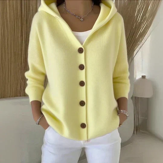 Rocío chaqueta de punto con capucha