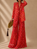 Elondra Conjunto de Pantalón Floral y Blazer