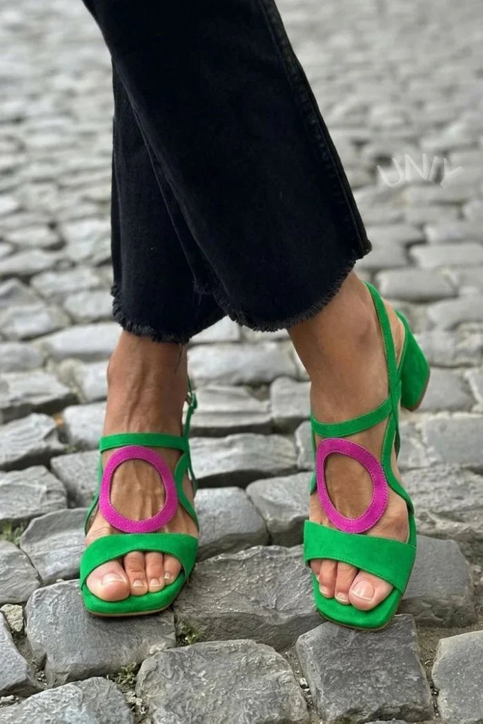 Cristal Sandalias de Verano Vibrantes