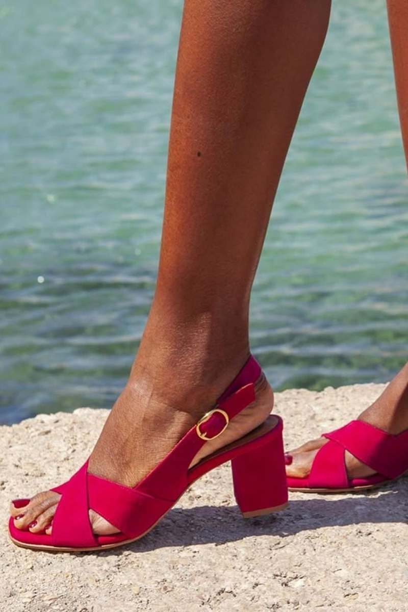 Celeste Sandalias de Verano