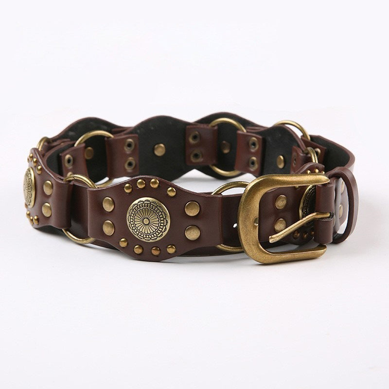 Cinturón casual retro para mujer