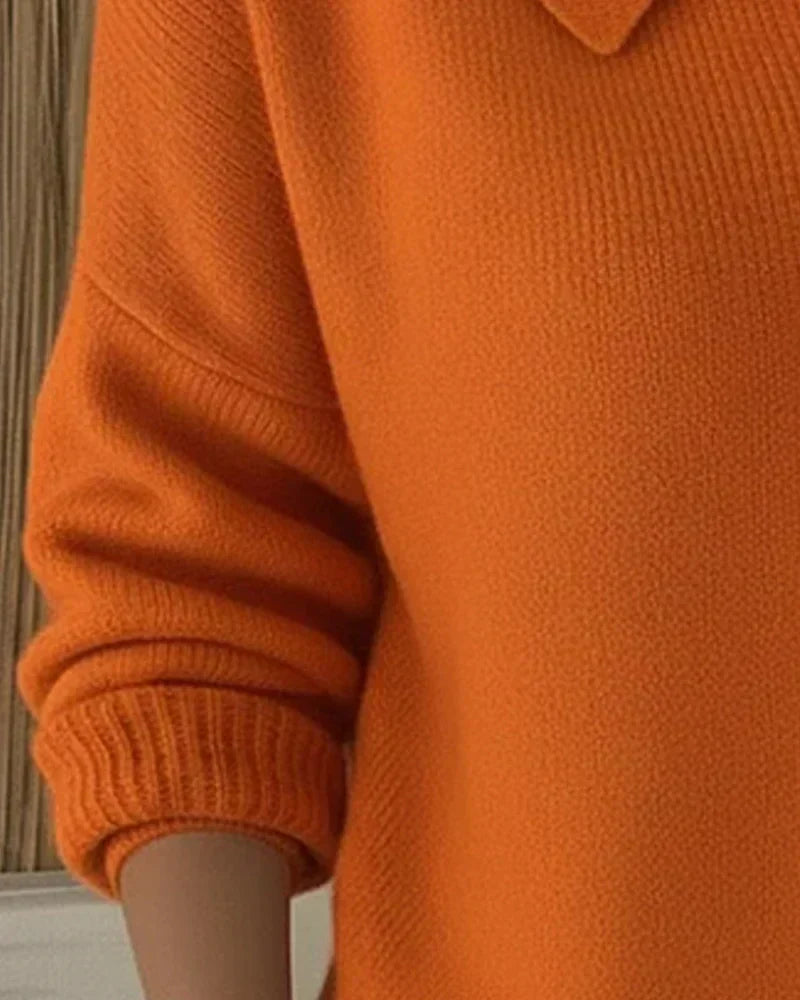 Coralia Chaqueta de Punto con Cuello Camisero