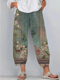 Pantalón casual holgado de flores · Sasha