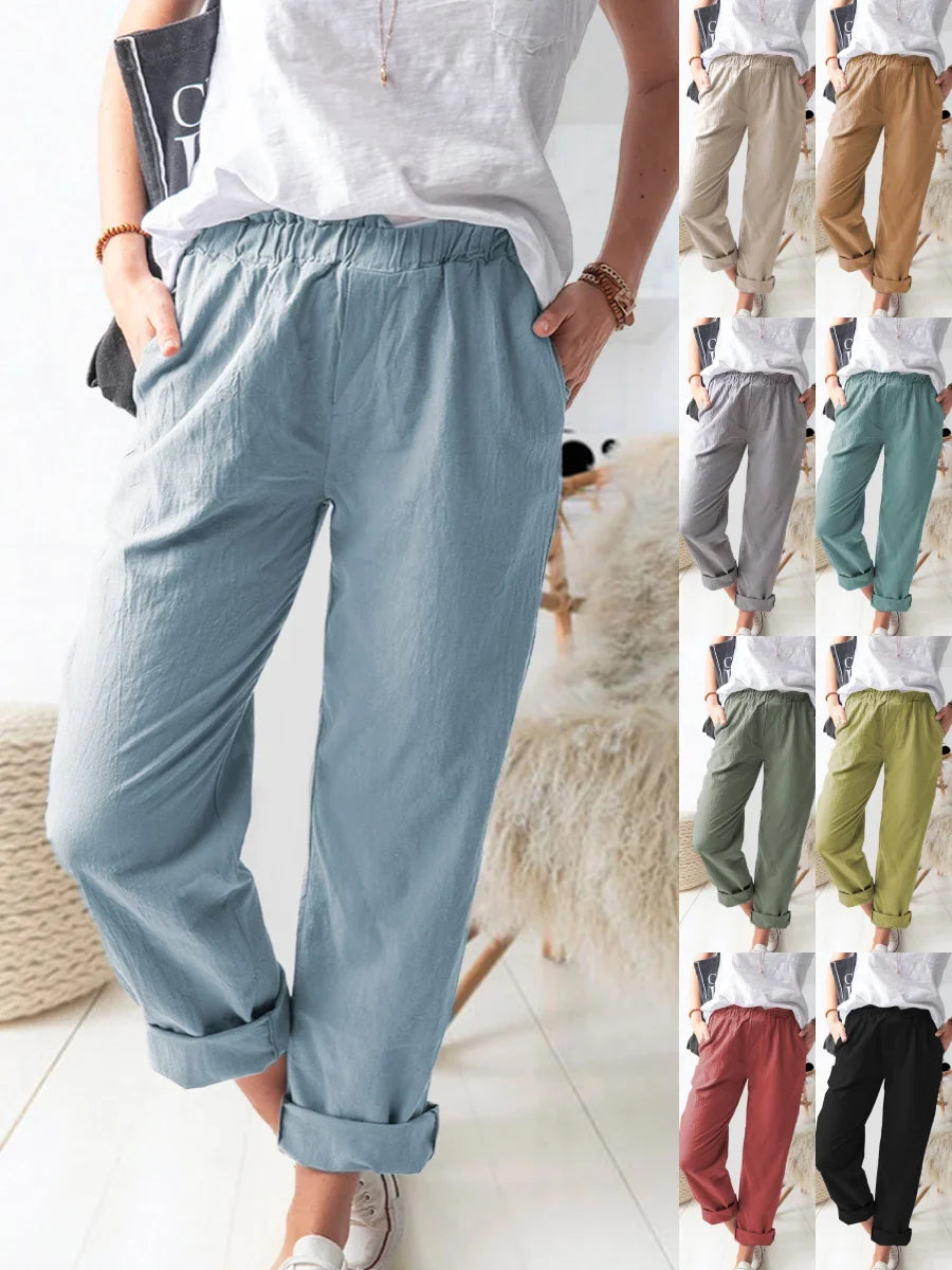 Pantalón holgado de algodón — foto 11