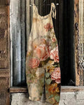 Mono vintage holgado de flores