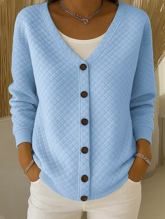 Leonor Chaqueta de Punto Acolchada con Botones