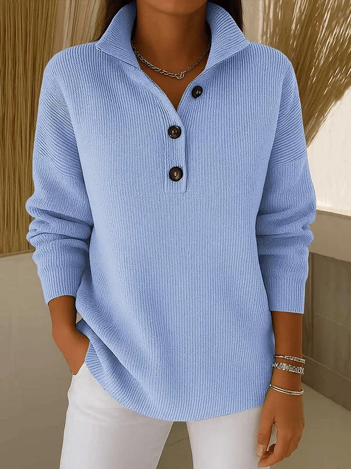 Amparo Jersey Polo con Cuello de Pico