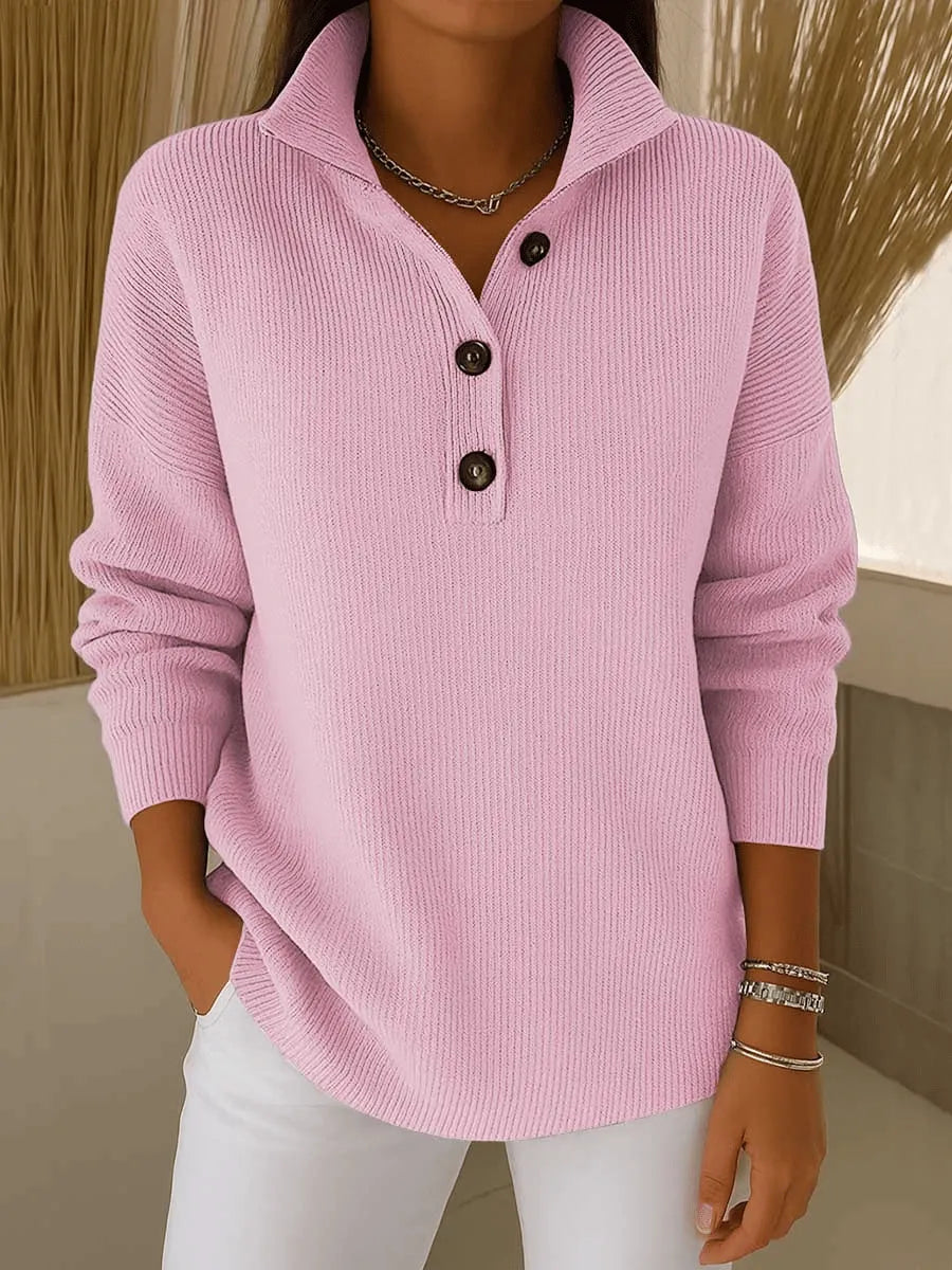 Amparo Jersey Polo con Cuello de Pico