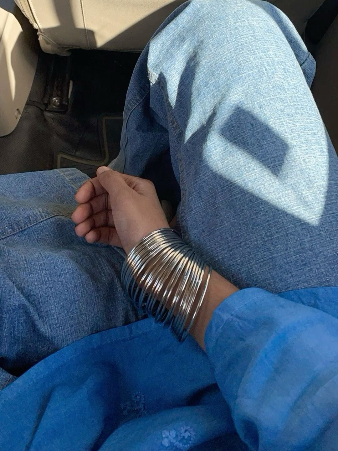 Pulsera plateada