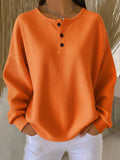 Milagros Sudadera Henley Gofrada