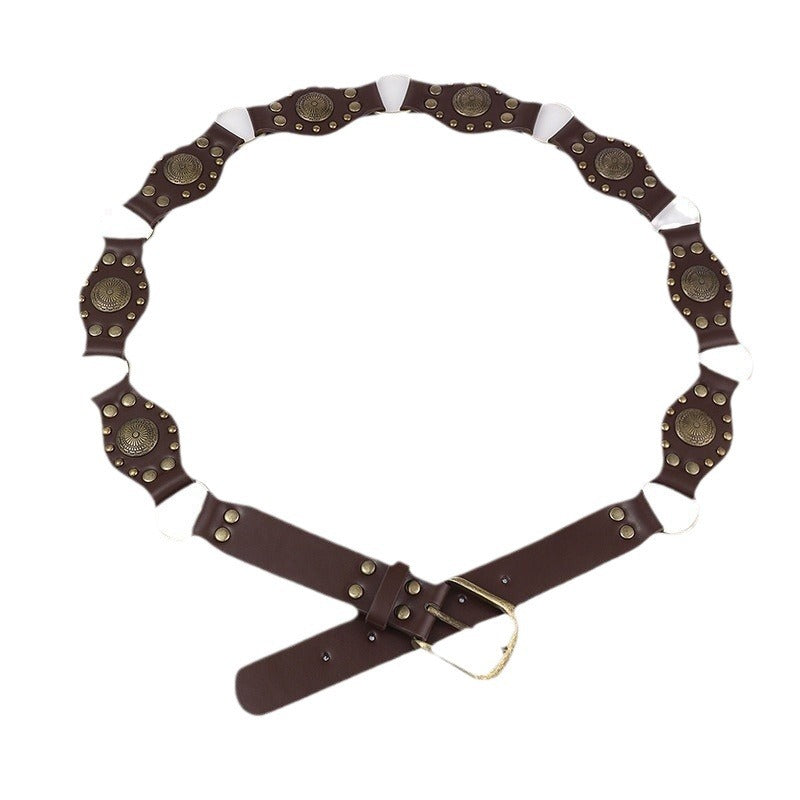 Cinturón casual retro para mujer