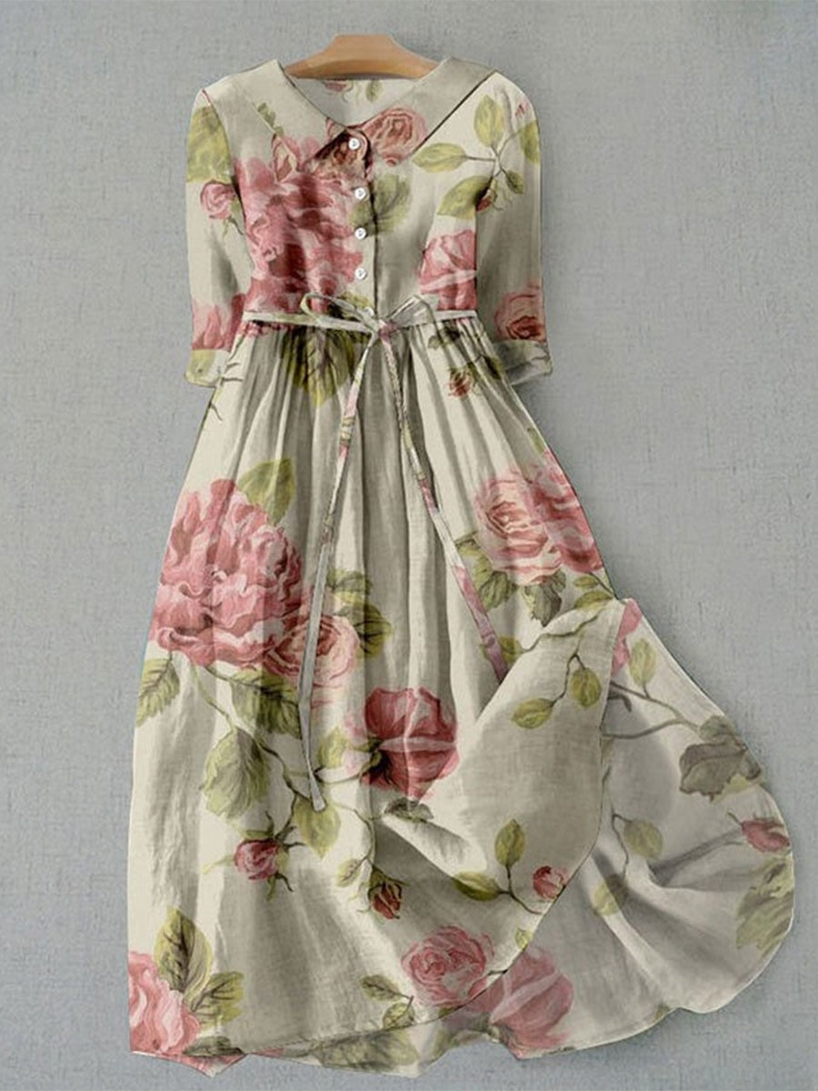 Vestido casual de flores