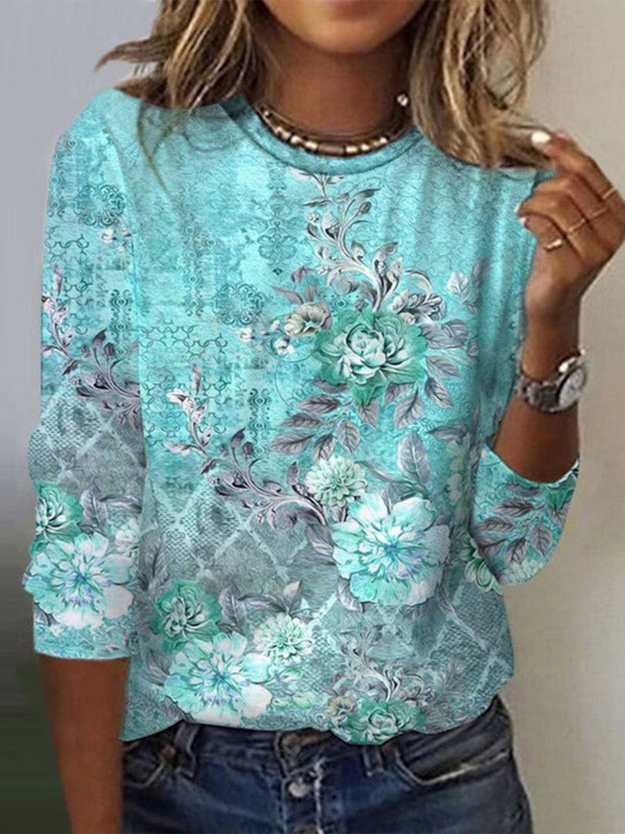 Blusa vintage de flores · Vega