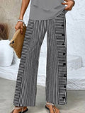 Pantalón casual de rayas