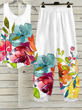 Conjunto de dos piezas efecto acuarela