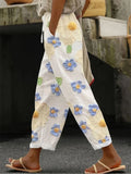 Pantalón casual de flores