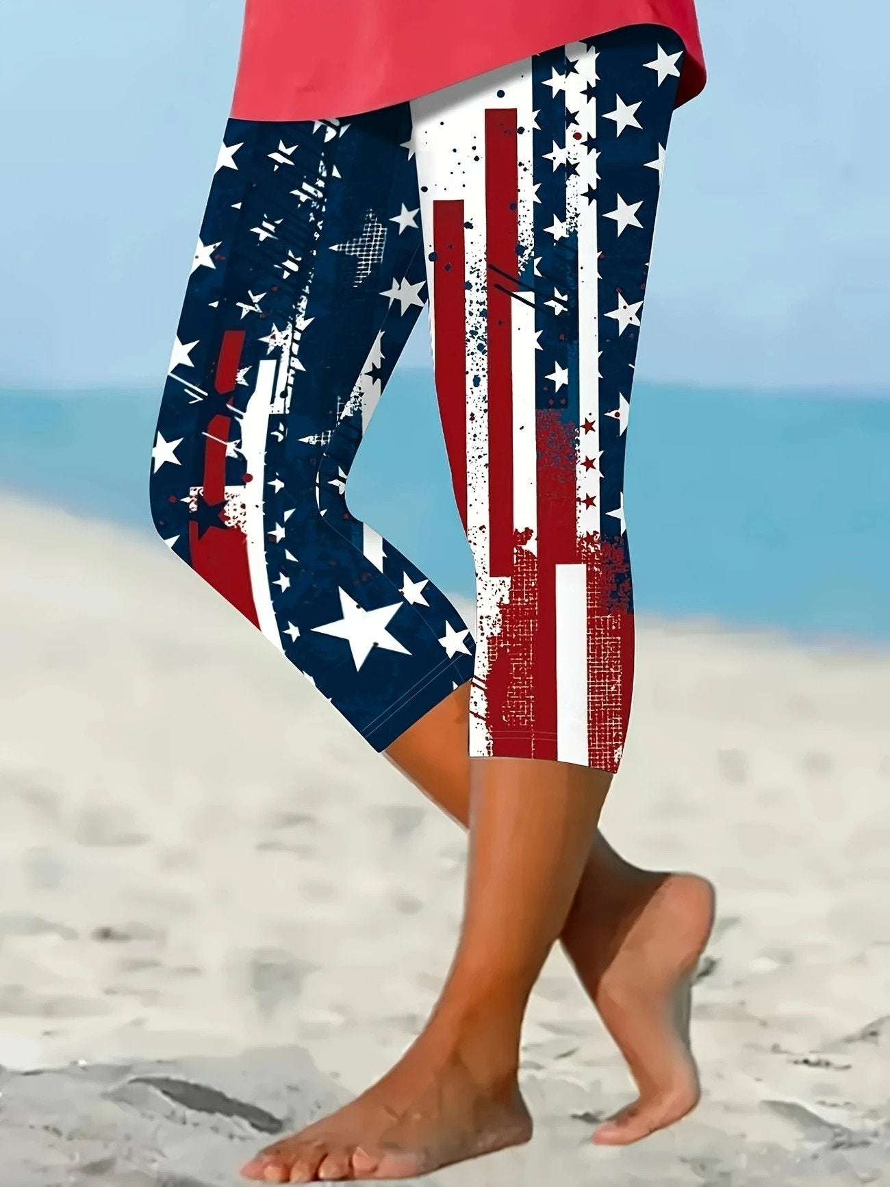 Leggings vintage capri estampados — foto 3