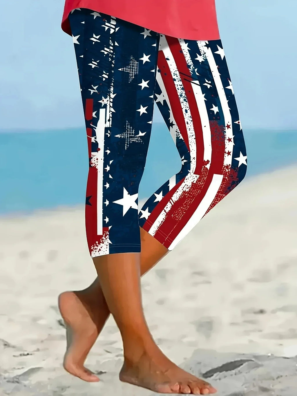 Leggings vintage capri estampados
