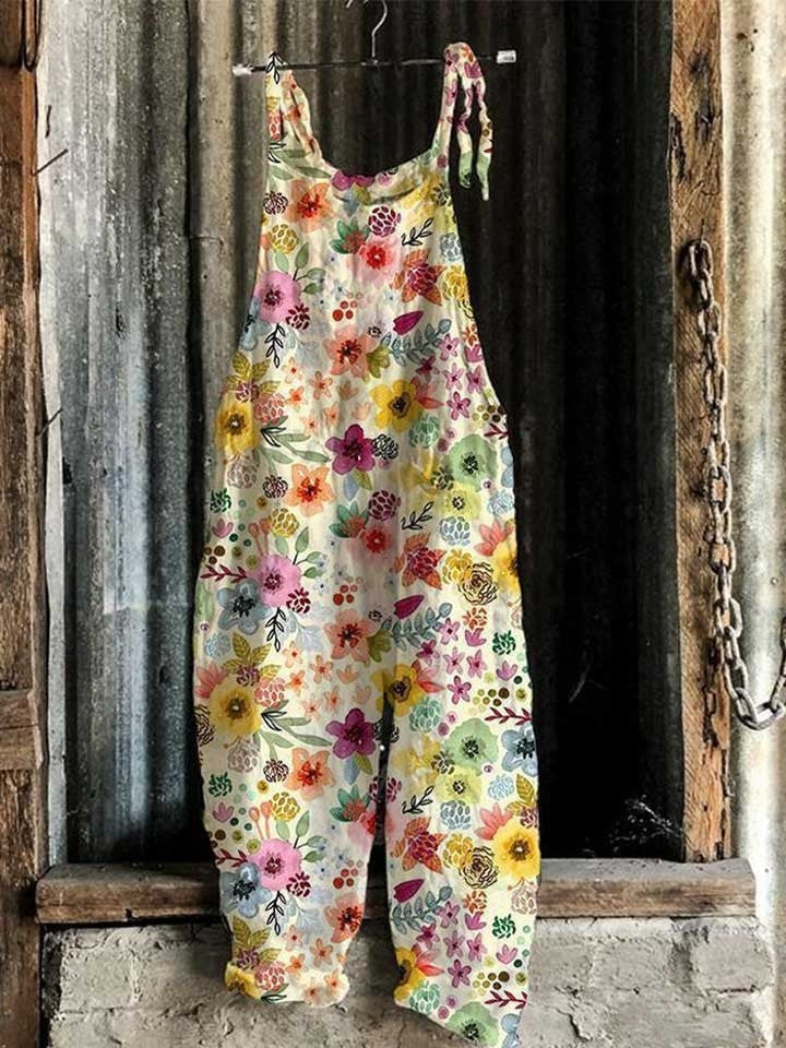 Mono casual de flores