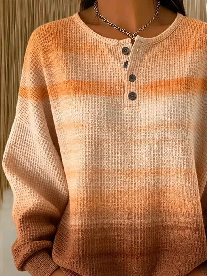 Sudadera casual abstracta con cuello redondo y manga larga · Idoia — foto 3
