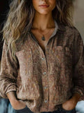 Blusa vintage étnica