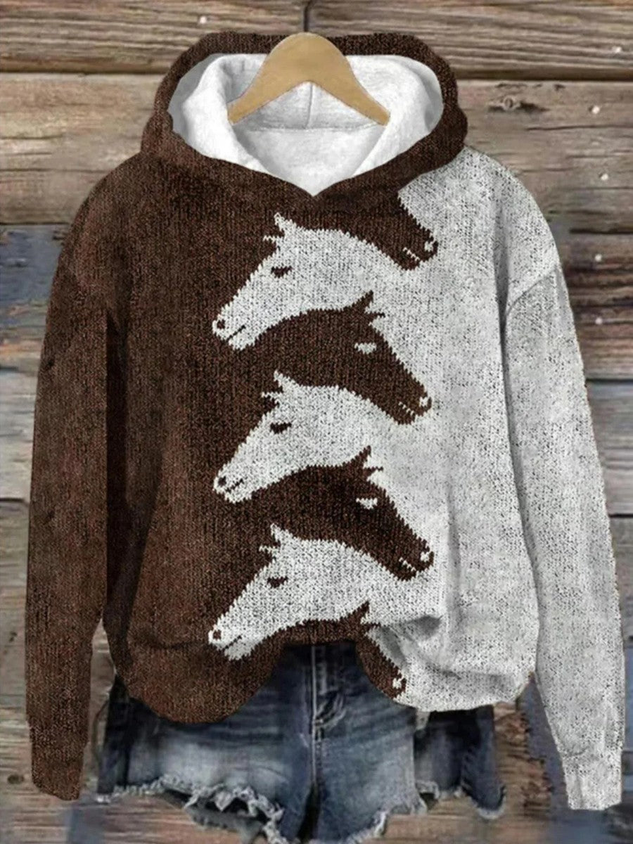 Sudadera con capucha de estampado gráfico