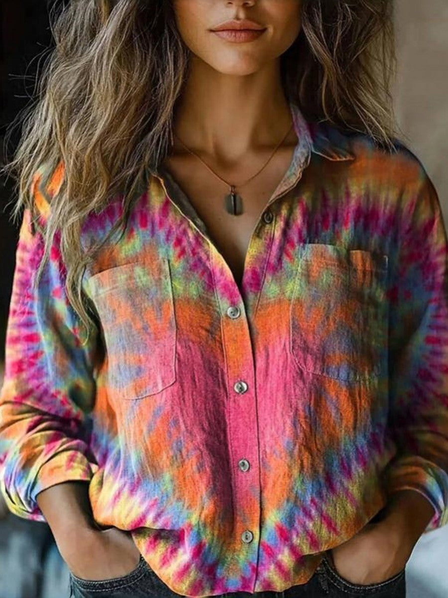 Blusa vintage multicolor · Kaia