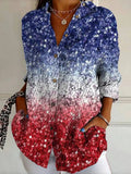 Blusa vintage degradada