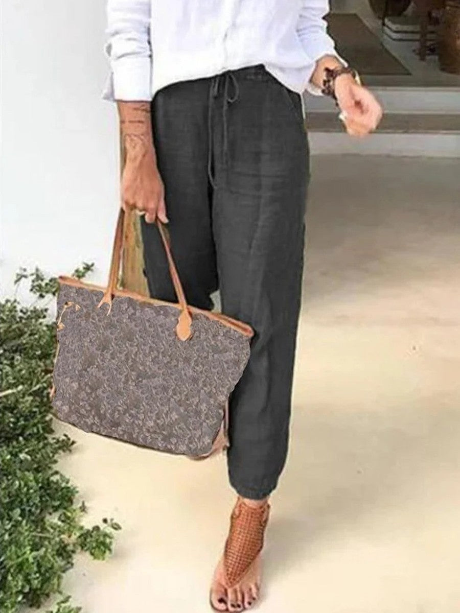 Pantalón casual liso · Elsa