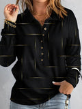 Sudadera casual con botones