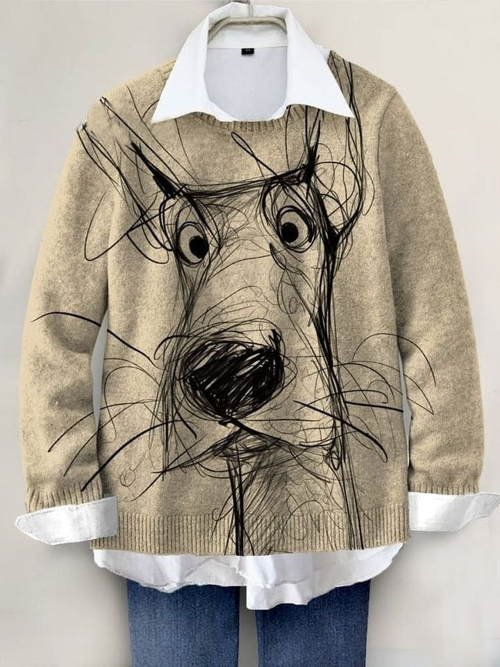 Jersey bonito de perros de punto