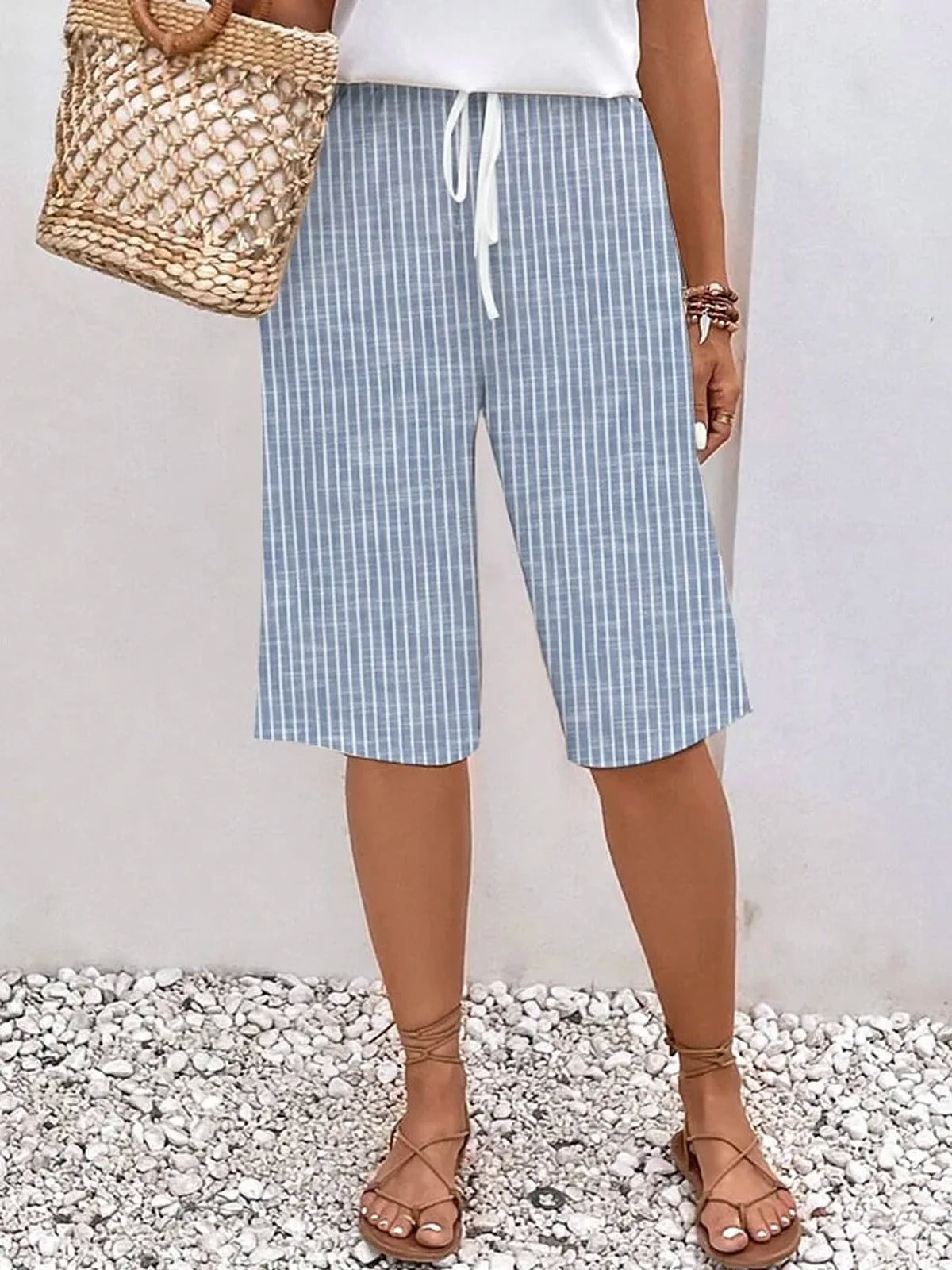 Pantalón casual de rayas · Alba