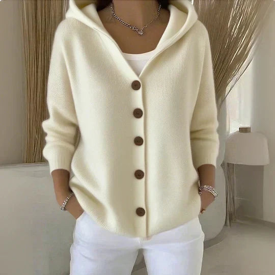 Rocío chaqueta de punto con capucha