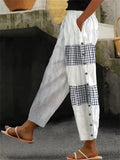 Pantalón de rayas con bolsillos