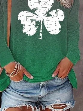 Sudadera estampada con cuello redondo y manga larga · Selena — foto 2