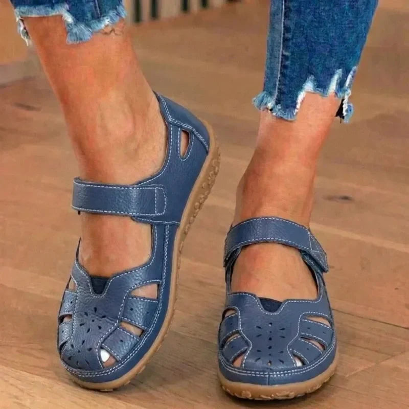 Sandalias de piel sintética