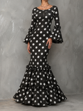 Paloma Vestido De Lunares Con Volantes