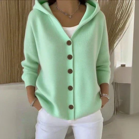 Rocío chaqueta de punto con capucha