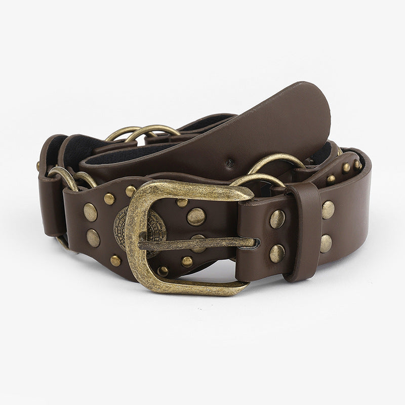 Cinturón casual retro para mujer