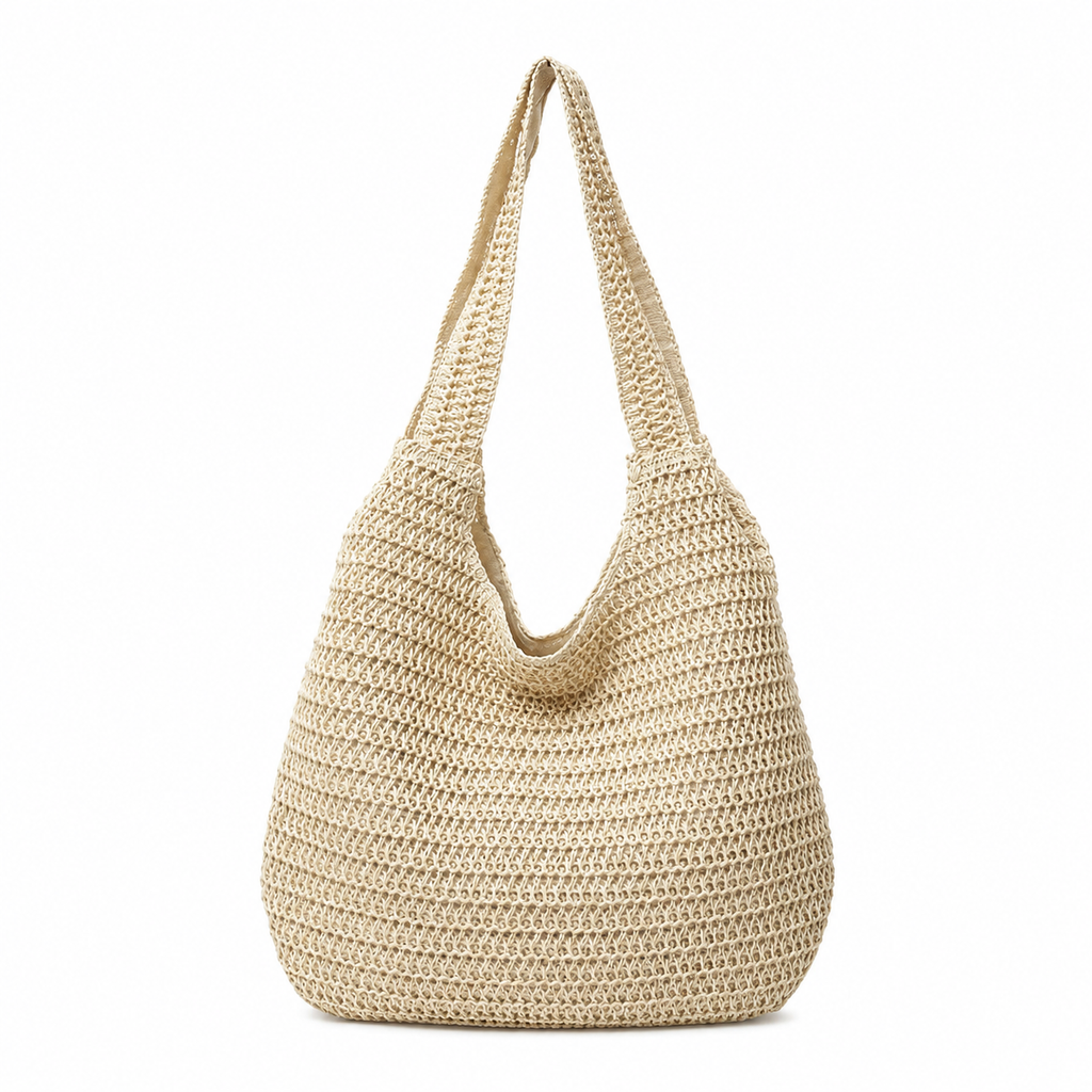 Carmina Bolso Tote de Rafia