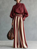 Catalina Conjunto De Dos Piezas Con Pantalón A Rayas