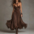 Ainara Vestido Encaje Bohemio