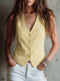 Natalia Chaleco Con Cuello En V